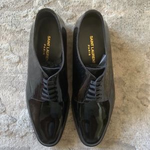 ⚫️SAINT LAURENT, leather lace up derby